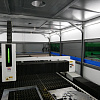 FL-L2040FHR-8000-D350-Raycus Лазерный станок для резки листового металла и труб с кабинетной защитой